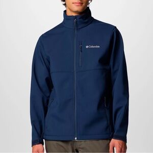 COLUMBIA Soft Jacket zipper front with 
hand zipper secure pockets elastic cuffs